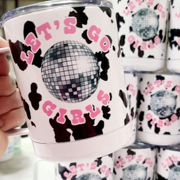 LET'S GO GIRLS TRAVEL MUG